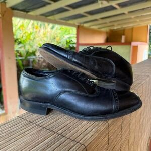 Florsheim Men's 9.5 D Black Leather‎ Oxford Dress Shoes Cap Toe